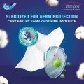 Fine Fluffy Sterilized Facial Tissue Soft pack (130*2Ply) Packing of 10. 