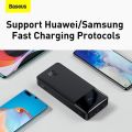 Baseus 20000mAh Fast Charging Power Bank, 20W Portable 10000/20000/30000mAh Powerbank with Digital Display, Compatible with Samsung/iPhone/mi/Huawei and More. 