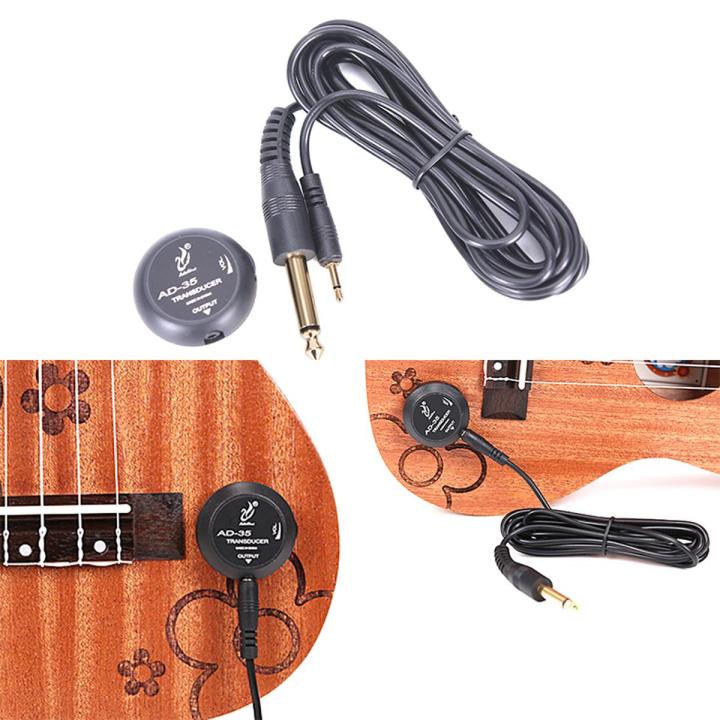 Pickup Piezo Trasduttore Amplificatore Precablato Per Chitarra - 5