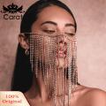 Carat Tassel Chain Veil Personalized Fashion Face Rhinestone Tassel Chain Veil. 