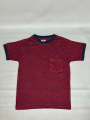 4Yrs - 8Yrs Dark Maroon T-Shirt For Boys BTS53. 
