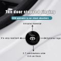 8PCS/Set Toyota Car Door Shock Absorber Cushion Gasket Anti-collision Buffer Modified Sticker Vios Rush Wigo Innova Hilux Fortuner HiAce Raize Avanza Altis Corolla Agya. 