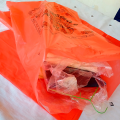 Thank You Shopping Bags 27" H x 19" W For Gifts & Clothes Plastic Shopping Bags D Handle (6.Pcs). 