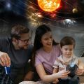 Galaxy Projector Lamp with 12 Different Galaxies and Nebulae 360° Rotation with Realistic Planetarium Night Light for Kids - Birthday Party - Couple. 