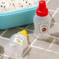Mini Condiment Squeeze Bottles Sauce Containers For Lunch Box Portable Salad Dressing Squeeze Bottle, Travel Squeeze Bottle, Food Safety. 