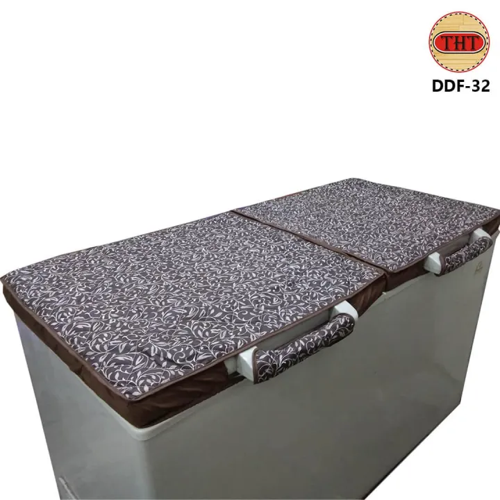 Double%20Door%20Cotton%20With%20Polyester%20Filling%20Deep%20Freezer%20Cover%20with%202%20Handle%20Covers%20-%20Image%202