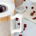 Ceramic teapot and cup set - teapot set for 2 persons - tea cup and kettle set Classy Design. 