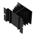 relay-6 x Solid State Relay Heat Sink-black. 