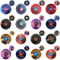 New Round Shield Aluminium Fidget Spinner Superhero Fast Bearing Finger Hand Spinner Adult Stress Relief Toy Anti Stress Fidget. 