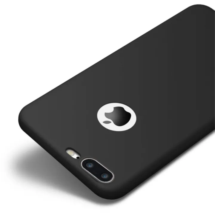 iPhone%207%20Plus%20MATTE%20BLACK%20SOFT%20SILICON%20FLEXIBLE%20TPU%20CASE%20SLIM%20%20BACK%20COVER%20-%20Image%202
