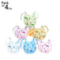 Pack of 2 / 4 / 6 Pcs - Newborn Baby Bibs Set - New Born Bibs For Kids Boys and Girls. 