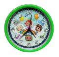 Wall Clock For Kids Room Cocomelon Character Design. 