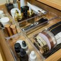 Transparent Plastic Drawer Organizer Holder– Imported Makeup Holder Tray for Bathroom Desk Organizer, Dressing or Kitchen , Home, Desk Using organizer. 