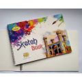 A6 Size Sketch Book with 250g Paper, Perfect for Acrylic and Watercolor Painting, Featuring 20 Sheets of Textured Paper. 