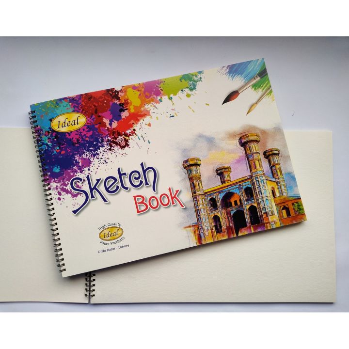 A6%20Size%20Sketch%20Book%20with%20250g%20Paper,%20Perfect%20for%20Acrylic%20and%20Watercolor%20Painting,%20Featuring%2020%20Sheets%20of%20Textured%20Paper%20-%20Image%202