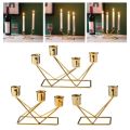 European Style Retro Metal Pillar Long Candle Holder Iron Art Candlestick Display Stand Wedding Party Decor. 