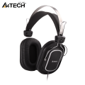 A4Tech HS-50 Headphones - ComfortFit Stereo Headset - 2 Pin 3.5 mm - With Noise Cancelling Mic - Black - For PC. 