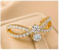 Elegant Double Stone Zircon Ring for Women | Elegant Luxury Ring | Stylish Ladies Jewelry. 