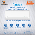Midea 1 Ton Full DC Inverter AC | Model MSEZ2B-12HRFN1-QC6 Xtreme Plus Series | А++ Еnеrgу Сlаѕѕ | T3 Compressor | Heat & Cool | Up to 71% Energy Saving | WiFi Enabled | Self-Cleaning & Sterilization | 12 Years Warranty  / Midea Free Installation. 