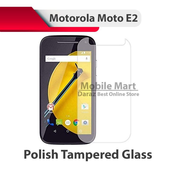 Motorola Moto E2 Tempered Glass Screen Protector For Moto E2