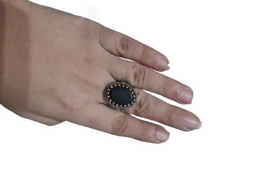 Best%20Quality%20Turk%C4%B1sh%20Men%20Sterling%20Black%20Stone%20Silver%20Ring%C2%A0For%C2%A0Men%20-%20Image%203