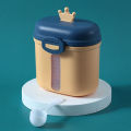Portable Baby Food Storage Box BPA Free Formula Dispenser Cartoon Infant Box Toddler Snacks Cup Container. 
