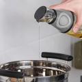 Premium Glass Oil and Vinegar Dispenser, Kitchen Oil Pourer, Clear Glass Oil Bottle with Scale, 500ml. 