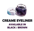 Becute Creamy Gel Eyeliner Black Waterproof With Brush. 