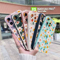 dienya For Realme C21 Case With New Design Thin Phone Case Cartoon Flower Shockproof Square Edge Softcase Pattern Silicone Casing Full Cover Angel Eye Camera Protection Cases. 