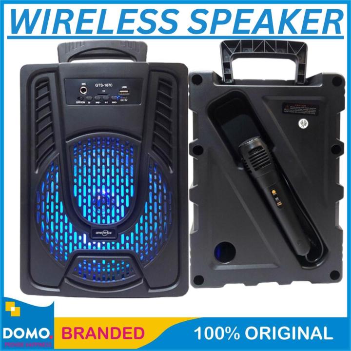 Big Sound model GTS-1670 | Portable Bluetooth speaker