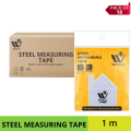 WBM 1m ( 3.2 ft) Steel Measuring Tape with Metric and Inch. 