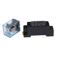 220/240V AC Coil DPDT Relay MY2NJ 8 Pin w Socket Base. 