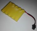 6v Rechargeable Battery Pack of AA Size Cells for RC Cars, Toys  SM Connector. 
