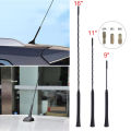 9/11/16 Inch Universal Roof Mount Mast Whip Antenna Enhanced Signal Stereo Radio Screws FM AM Aerial Amplified Car Accessories. 