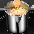 Stainless Steel Deep Frying Pot With Strainer. 