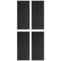 4 Replacement Carbon Booster Filter For Holmes Total Air Purifier Aer1 Series HAP242-NUC I Filter AOR31. 