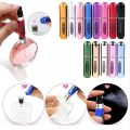 Mini Perfume Refillable Bottle for Travel, Pocket Perfume Bottle, Atomizer Perfume, Spray Scent Pump, 5ml Multicolor. 