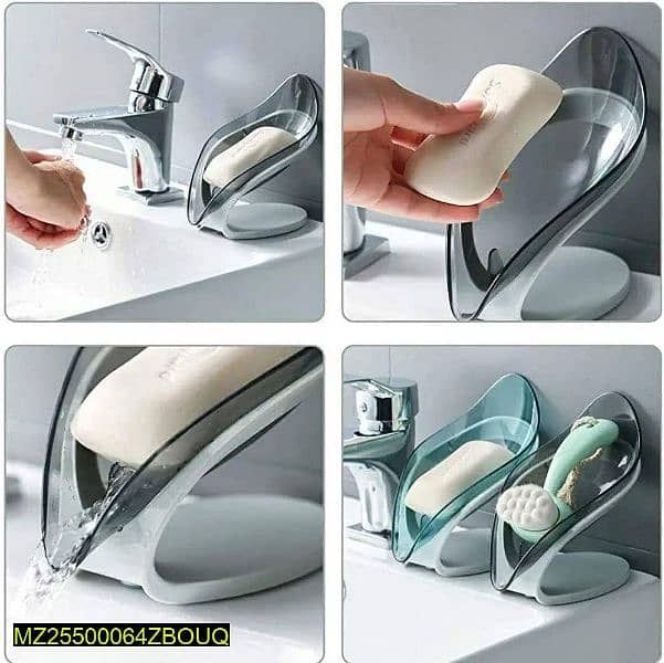 Smart%20Soap%20Holder,%20Leaf%20Soap%20Holder%20Plastic%20Soap%20Dispenser%20Base%20Leaf%20Shaped%20Self%20Draining%20Plastic%20Soap%20Holder%20V%20Shaped%20Soap%20Dish%20Soap%20Case%20Drainage%20Soap%20Base%20for%20Shower%20Bathroom%20Kitchen%20%7BRandom%20colors)%20-%20Image%202