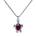 【Solo Yolo】Cute Small Sea Turtle Temperature-Sensitive Mood-Changing Necklace Stainless Steel Necklace Engraving Is Possible Engraving Manufacturer. 