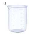 Measuring Cup Transparent Plastic Laboratory Beaker Graduated Liquid Jug Cup Kitchen Baking Cooking Measurement Scale Container. 