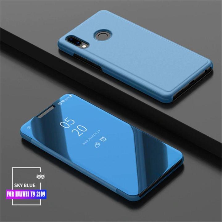 Huawei%20Y6%20Prime%202019%20-%20Luxury%20Smart%20Clear%20View%20Mirror%20Flip%20Case%20-%20Image%203