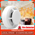 【Footprint】 Free Battery Wireless Smoke Detector Fire Sensor Alarm High Sensitivity Home Safety Photoelectric Sensitive Sensor Smoke Detector Fire Alarm For Family Guard Battery Included Fire Smoke Detector Sensor. 