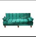Sofa CumBed 3 Seater Blue Jute & Valvet Costumize {{ Special Offer }}. 