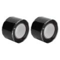 2PCS Heat Resistant Tape Self-Adhesive Silicone for Soldering Masking 1inch by 4.9ft 0.5Mil ​Thick Black. 
