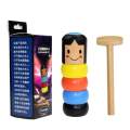 1 【Happier】 Yuriki 1 Set Immortal Daruma Holzmann Magical Wooden Toys Unbreakable Gift The Unbeatable Villain Toy Unbreakable Wooden Man 【New Products】. 