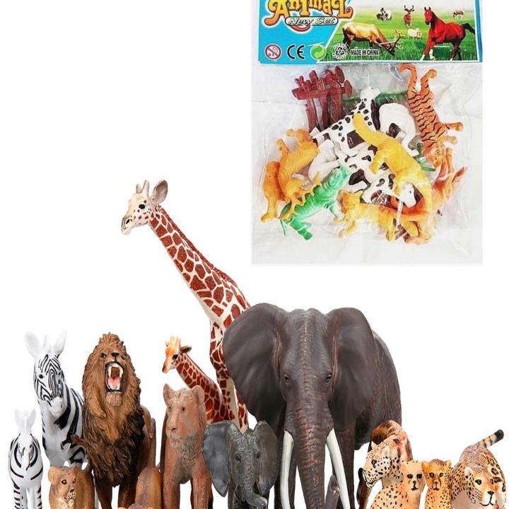 Zoo Animal play Set for kids | Daraz.pk
