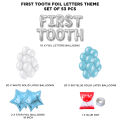 My First Tooth Foil Letter Theme Collection, 1-s-t Tooth Celebration Decoration Event, Photo Backdrops, Baby Boy, Baby Girl, Milk Chew Teeth, First Tetting, Indoor & Outdoor Decoratives, Decor Party Supplies : WlPW7yLm. 