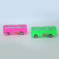 (Pack of 2) Pull Back Toy Bus For Kids, Pullback Vehicle, Bus, Toys [BT]. 