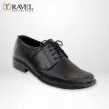 Travel Collection - School Shoes for Boys - Best Quality Laces School Shoes - Black Color. 
