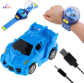 Kido Kraze Mini RC Car Watch Toy Cartoon Remote Control USB Electric Wrist Strap Racing Cars Watch For Children Gift Toy. 